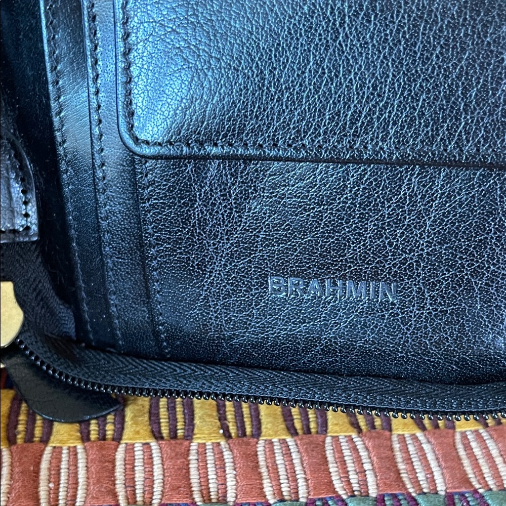 Brahmin Black Leather Wallet - Picture 6 of 9